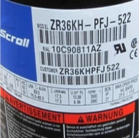 কেনা 1.24L Refrigeration Copeland Scroll Compressor R22 ZR36KH-TFD-522 3HP online manufacture