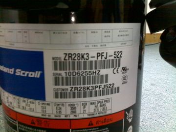 কেনা ZR28K3-PFJ-522 1HP Copeland Refrigeration Compressors Scroll Type Compressor online manufacture