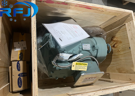 কেনা 06DM808 কার্লাইল কম্প্রেসার সেমি হারমেটিক 1.4L তেল চার্জ ক্যারিয়ার চিলার কম্প্রেসার online manufacture