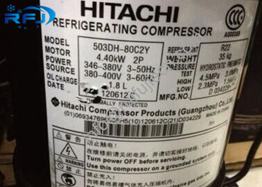 কেনা 60Hz Hitachi Scroll Compressor 503DH-80B2 , 3 phase refrigerator compressor replacement online manufacture