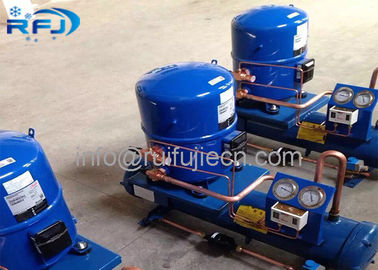 কেনা Blue Color Water Cooled Condenser , Maneurop  Hermetic Compressor Condenser Unit  MT80/WN10H-MT160/WN15H online manufacture