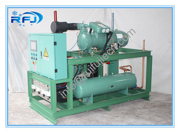কেনা Single Screw Type Compressor Refrigeration Condensing Units / Refrigerator Cooling Unit online manufacture