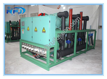 কেনা High Temperature Air Cooled Condensing Unit For Blast Freezer , Three Screw Compressor Rack online manufacture
