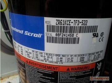 কেনা 5HP Refrigeration Copeland scroll compressor ZR61KCE-TFD-522 China ( Mainland ) online manufacture