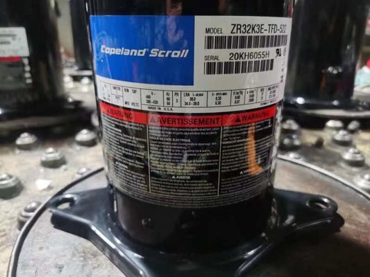 12HP R22 তেল কোপল্যান্ড এসি কম্প্রেসার হারমেটিক স্ক্রোল কম্প্রেসার ZB88KQ-TFD-550