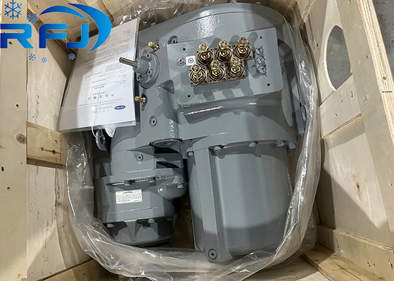খাদ্য শিল্পের জন্য কার্লাইল 06DR718 সেমি হারমেটিক কম্প্রেসার 5HP 22.6L তেল চার্জ