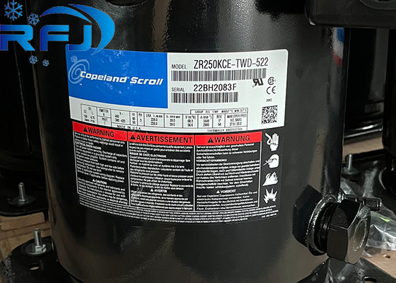 ZR সিরিজ 20.8HP কোপল্যান্ড স্ক্রোল কম্প্রেসার ZR250KCE-TWD-522