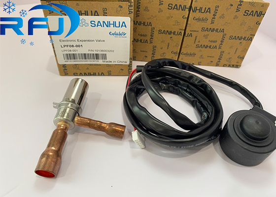 সানহুয়া ইলেকট্রনিক এক্সপেনশন ভালভ LPF08-001 রেফ্রিজারেশন কম্প্রেসার পার্টস