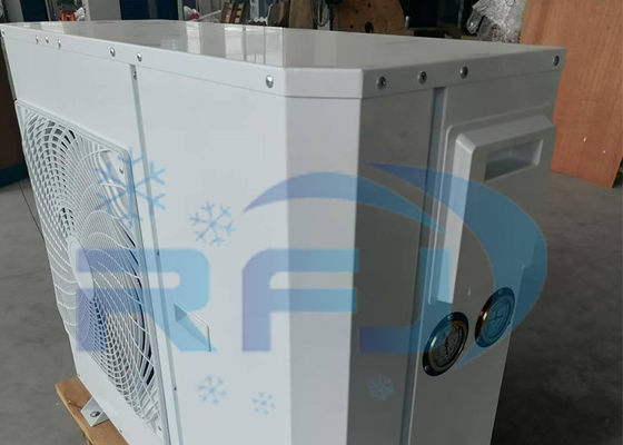 একক ফ্যান প্লাস্টিক শেল ফ্যান বক্স টাইপ স্বাস্থ্য ইউনিট মাঝারি-উচ্চ তাপমাত্রা হিমায়ন ইউনিট R404A R22