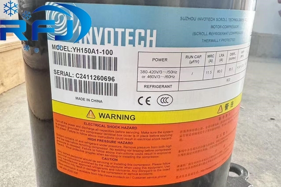 INVOTECH YH150A1-100 রেফ্রিজারেশন স্ক্রল কম্প্রেসার রেফ্রিজার্যান্ট R22