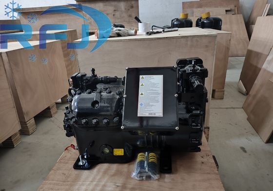 4RH1-2500-FSD-200 সেমি-হার্মেটিক রেফ্রিজারেশন কম্প্রেসার 25HP 4 সিলিন্ডার সঙ্গে