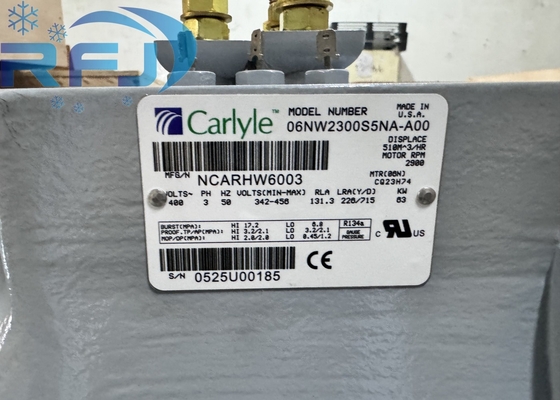 06NW2300S5NA-A00 85HP কার্লাইল স্ক্রু রেফ্রিজারেশন কম্প্রেসার রেফ্রিজারেন্ট R134A সহ