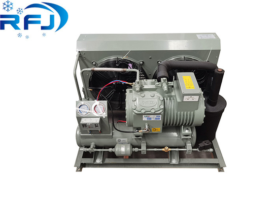 টেকসই 3-5HP কম তাপমাত্রা খোলা আধা-বন্ধ বায়ু-শীতল কনডেনসার ইউনিট শিল্প শীতল জন্য