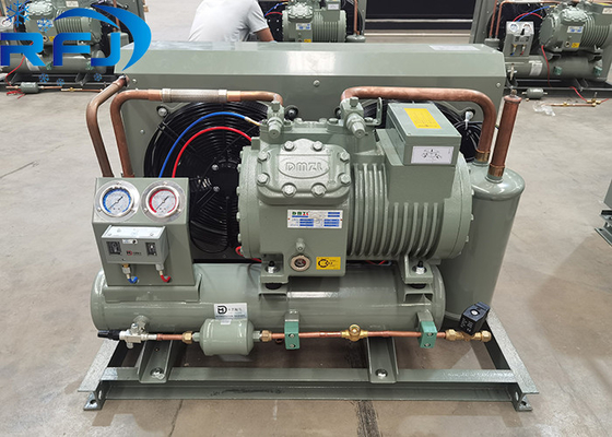 3-5HP সেমি-হার্মেটিক বায়ু-শীতল নিম্ন তাপমাত্রা কনডেনসিং ইউনিট কমপ্যাক্ট আকার