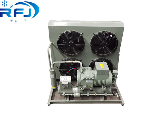 বাণিজ্যিক ব্যবহারের জন্য 15HP-20HP সেমি-হার্মেটিক কম-টেম্পার এয়ার-কুলড কনডেনসিং ইউনিট