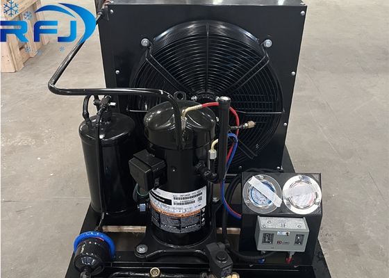 2Hp ZB15 ওপেন টাইপ ভর্টেক্স এয়ার কুলিং ইউনিট 10 -15C প্রযোজ্য তাপমাত্রা এবং 1 * 60-2 * 60 কন্ডেনসার পাওয়ারের জন্য