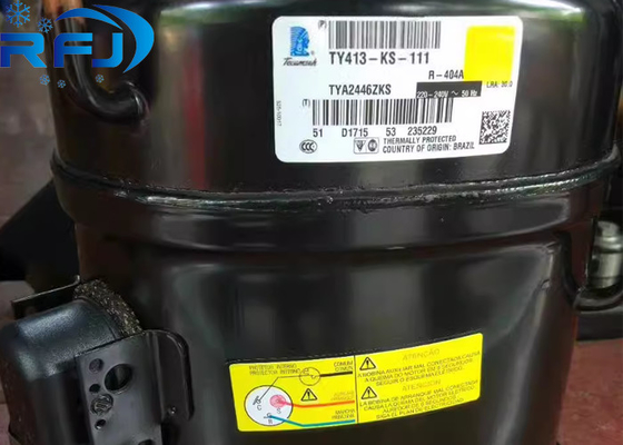 220-240V 1PH 50Hz রেফ্রিজারেশন কম্প্রেসার TYA2446ZKS 525.3 সিসি তেল চার্জ এবং হার্মেটিক পিস্টন ডিজাইন সহ