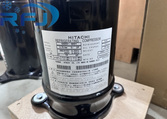 500DH-80D1 HITACHI স্ক্রল কম্প্রেসার জন্য 5HP পাওয়ার রেফ্রিজারেন্ট R22