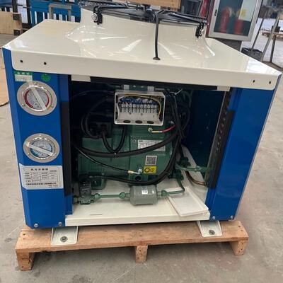 FNU-50 R404A একক-ফ্যান আপ ব্লো হিট পাম্প এয়ার কন্ডিশনার কনডেনসার