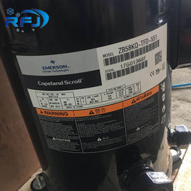 R404a / R507 কোপল্যান্ড স্ক্রোল সংক্ষেপক 8HP 3 ফেজ ZB58KQE-TFD-522 এসি পাওয়ার উত্স