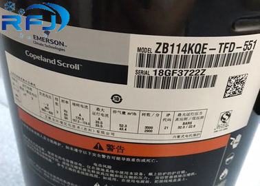 ZB114KQE-TFD 15 এইচপি কোপল্যান্ড স্ক্রোল সংক্ষেপক এয়ার কন্ডিশনার কনডেনসিং ইউনিট
