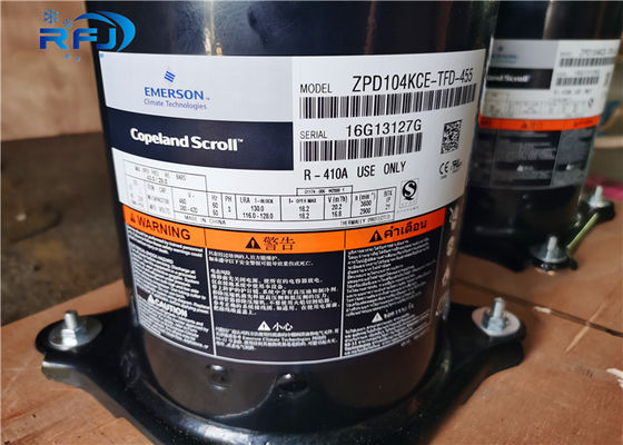 POE তেল কোপল্যান্ডের হারমেটিক সংকোচকারী HVAC ZPD104KCE-TFD-455
